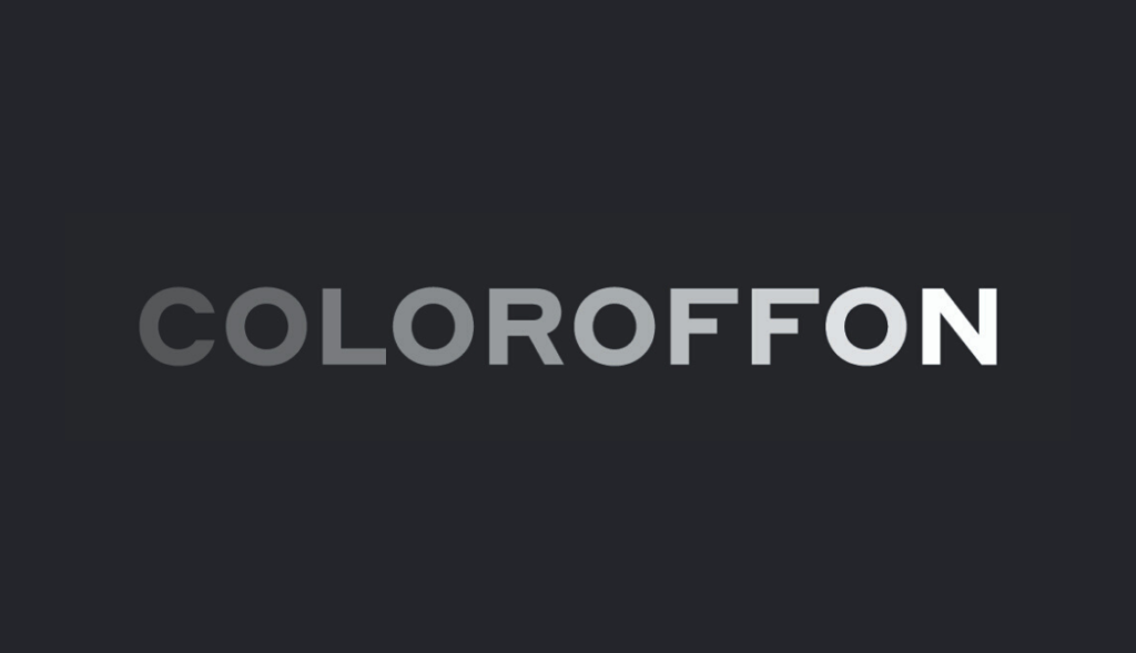 Coloroffon logo identyfikacja wizualna rebranding