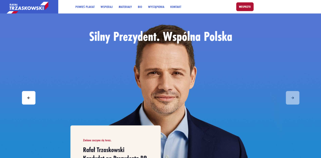trzaskowski2020.pl strona internetowa