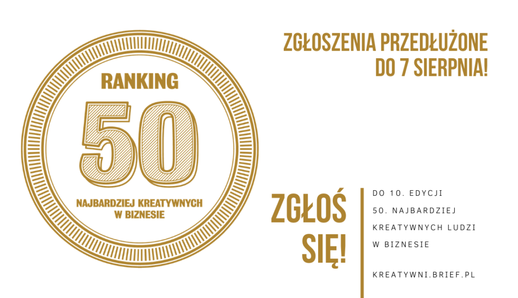 zgloszenia do 50 kreatywnych