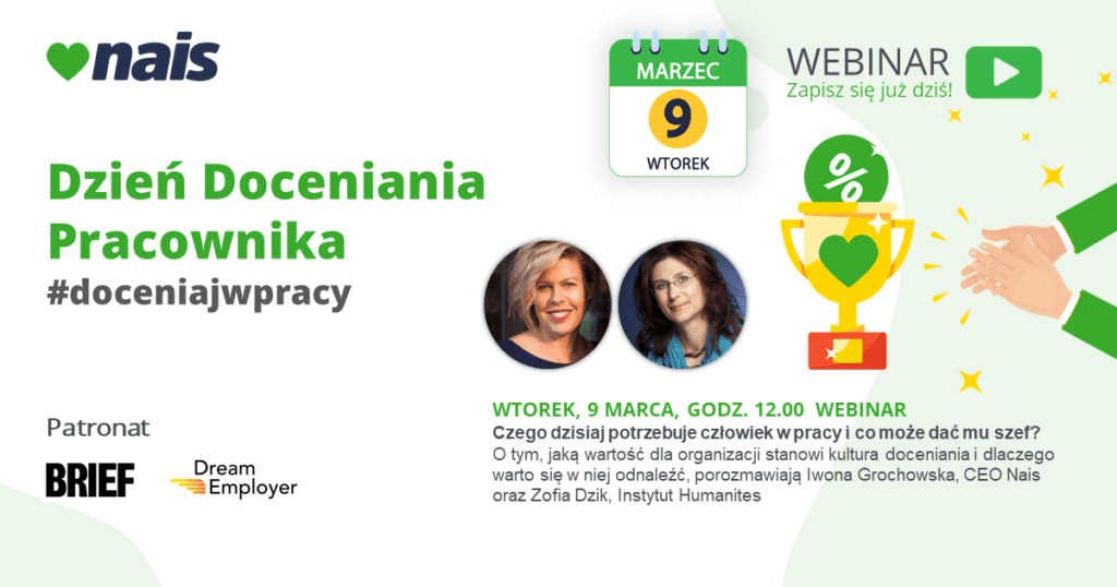 Webinar docenianie pracownika
