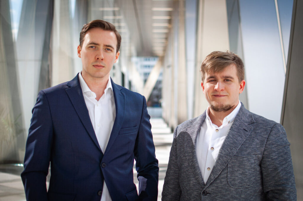 Michał Ratajczak. Bartosz Szuryga, cofounderzy start-upu Gridaly, fot. materiały prasowe