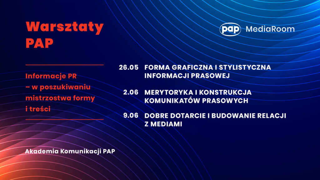 warsztaty informacja prasowa PAP