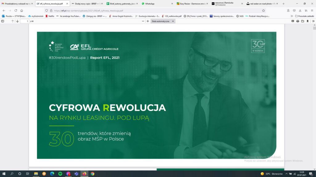 raport wyzwania dla przedsiębiorców